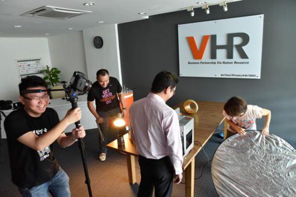 VHR Corporate Video filming (behind the scenes)