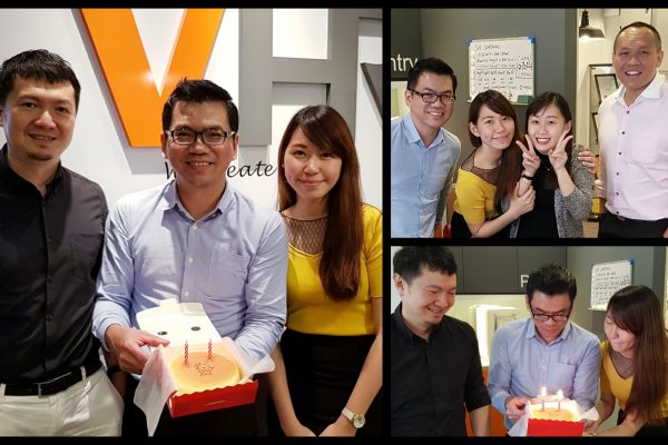 September Birthday celebration and a surprise visit from Cindy Foo!