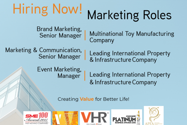 Our clients are looking for marketing professionals! Click on the image find out more.