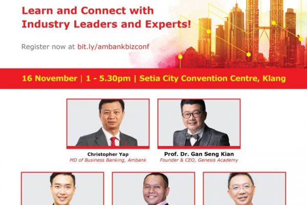 We are honoured to share that our MD, Low Fang Kai was invited as one of the industry experts for the AmBank BizCONFERENCE 2018 to speak about the current HR/ Talent Recruitment matters.