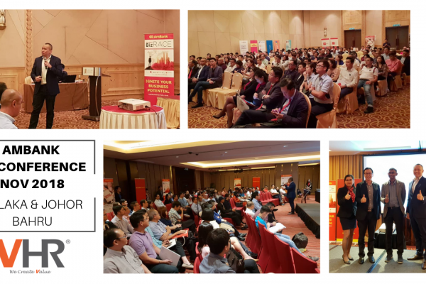 The crowd at the #AmbankBizConference in Melaka and Johor Bahru was superb! VHR is honoured to be part of this successful event and a huge thank you to #Ambank and #Leaderonomics for having us there!
