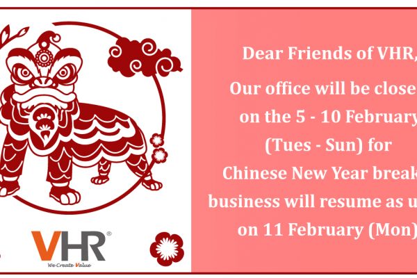 A quick announcement here, our team in Malaysia will be away for Chinese New Year celebration from the 5th - 10th of February (Tues - Sun) and will be back to work on the 11th of February (Mon). Thank you!
