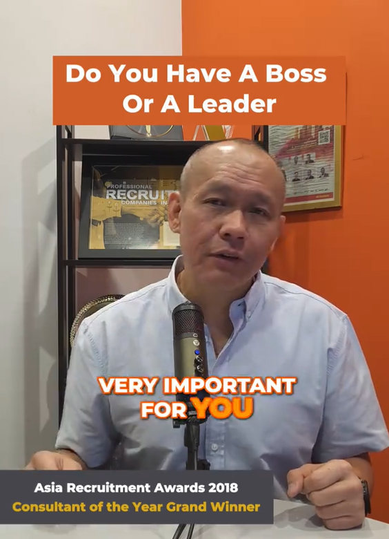 Do you have a boss or leader
